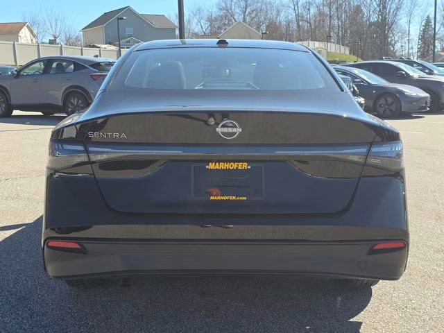 2026 Super Black Nissan Sentra SV FWD Sedan