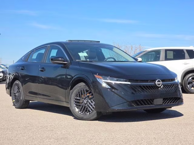 2026 Super Black Nissan Sentra SV FWD Sedan