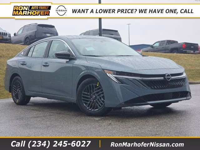 2026 Atlantic Gray Metallic Nissan Sentra SV FWD Sedan