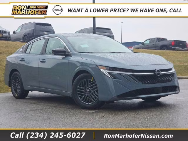 2026 Atlantic Gray Metallic Nissan Sentra SV FWD Sedan