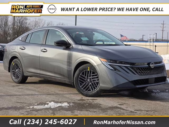 2026 Gun Metallic Nissan Sentra SV FWD Sedan