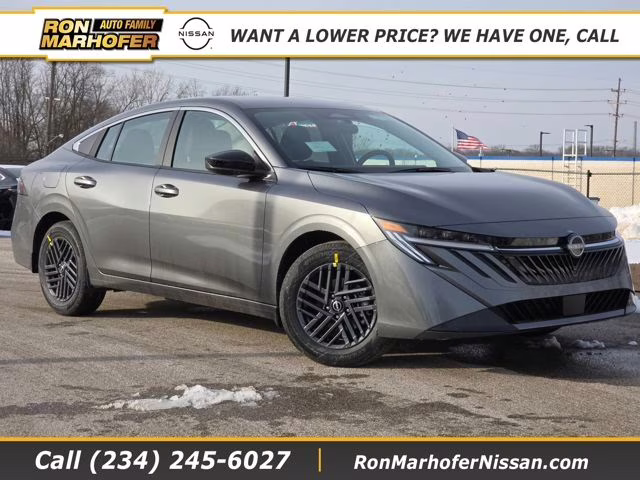 2026 Gun Metallic Nissan Sentra SV FWD Sedan