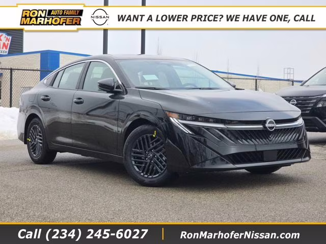 2026 Super Black Nissan Sentra SV FWD Sedan