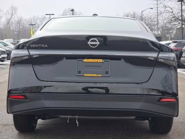 2026 Super Black Nissan Sentra SV FWD Sedan
