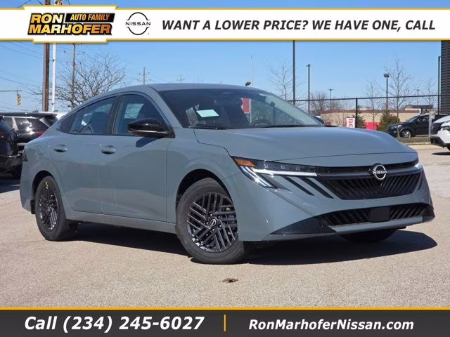 2026 Atlantic Gray Metallic Nissan Sentra SV FWD Sedan