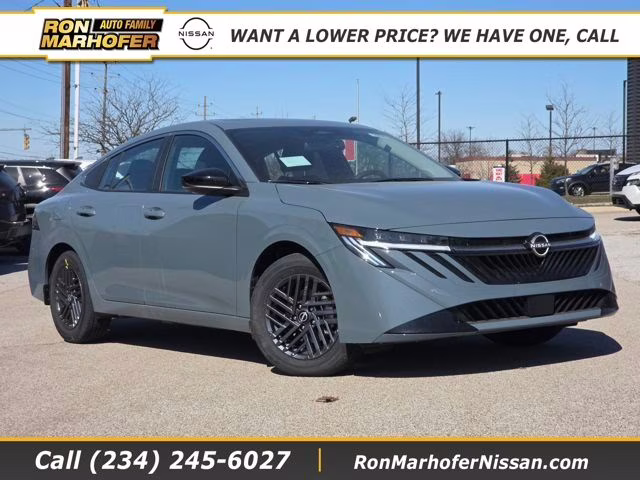 2026 Atlantic Gray Metallic Nissan Sentra SV FWD Sedan