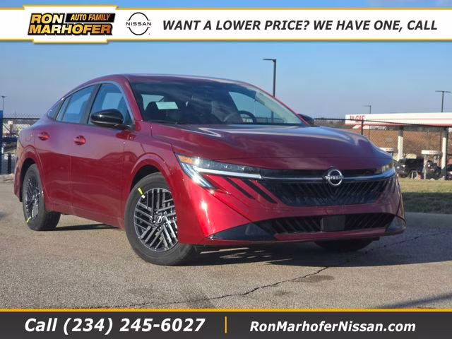 2026 Scarlet Ember Tintcoat Nissan Sentra SV FWD Sedan