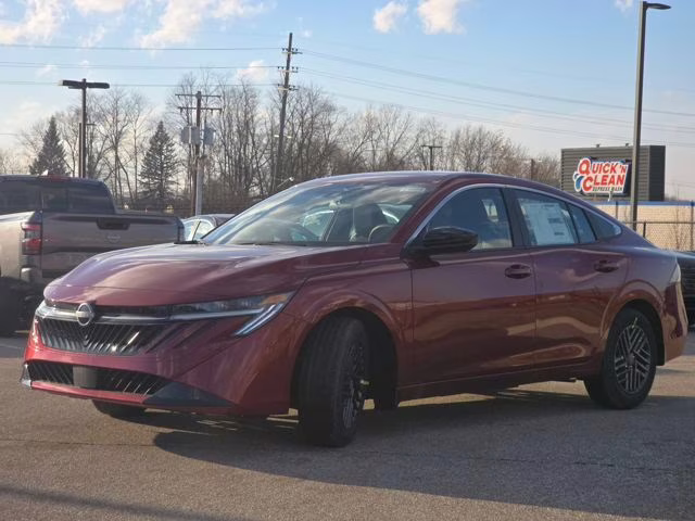 2026 Scarlet Ember Tintcoat Nissan Sentra SV FWD Sedan