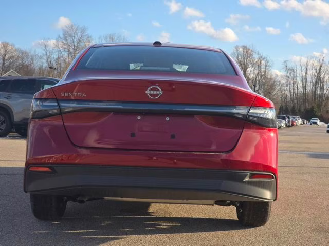 2026 Scarlet Ember Tintcoat Nissan Sentra SV FWD Sedan