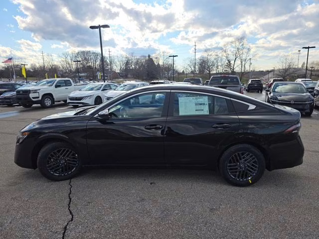 2026 Super Black Nissan Sentra SV FWD Sedan