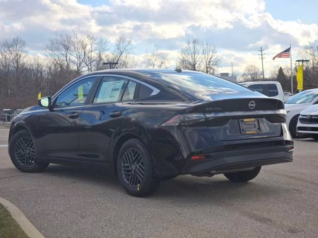 2026 Super Black Nissan Sentra SV FWD Sedan