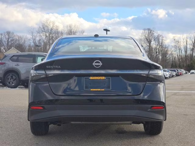 2026 Super Black Nissan Sentra SV FWD Sedan