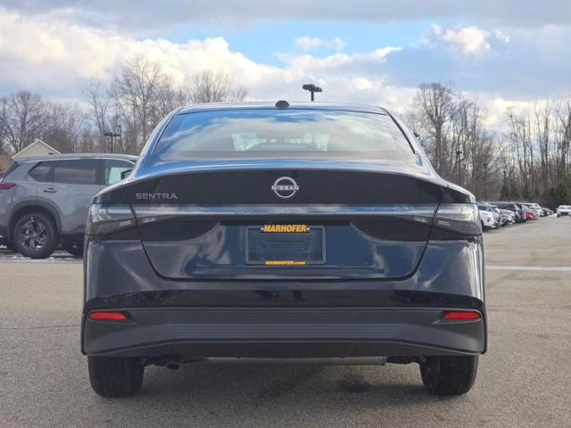 2026 Super Black Nissan Sentra SV FWD Sedan
