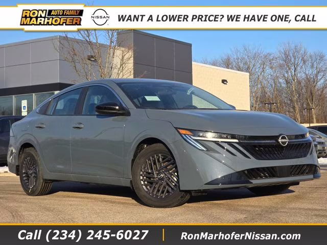 2026 Atlantic Gray Metallic Nissan Sentra SV FWD Sedan