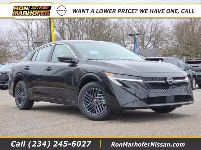 2026 Super Black Nissan Sentra SV FWD Sedan