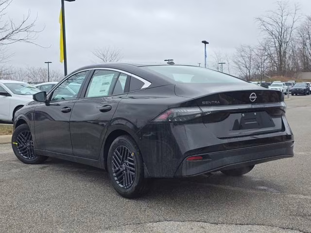 2026 Super Black Nissan Sentra SV FWD Sedan