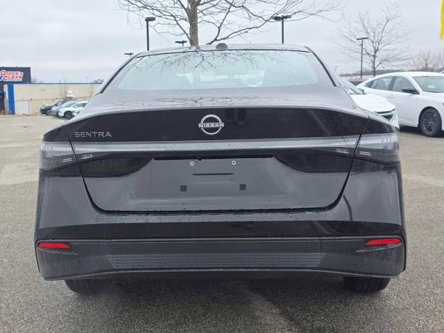 2026 Super Black Nissan Sentra SV FWD Sedan