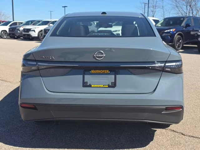 2026 Atlantic Gray Metallic Nissan Sentra SV FWD Sedan