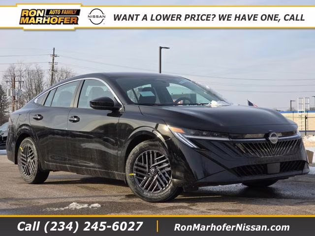 2026 Super Black Nissan Sentra SV FWD Sedan