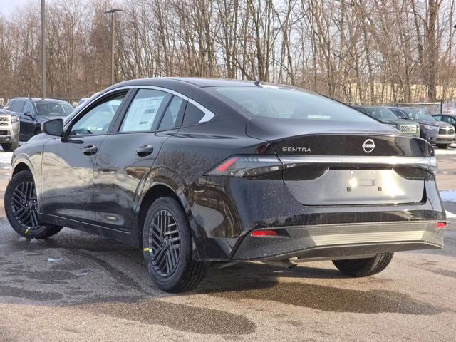 2026 Super Black Nissan Sentra SV FWD Sedan