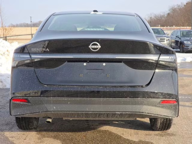 2026 Super Black Nissan Sentra SV FWD Sedan