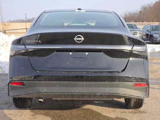 2026 Super Black Nissan Sentra SV FWD Sedan
