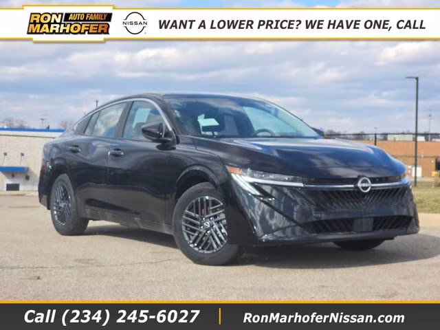 2026 Super Black Nissan Sentra SV FWD Sedan