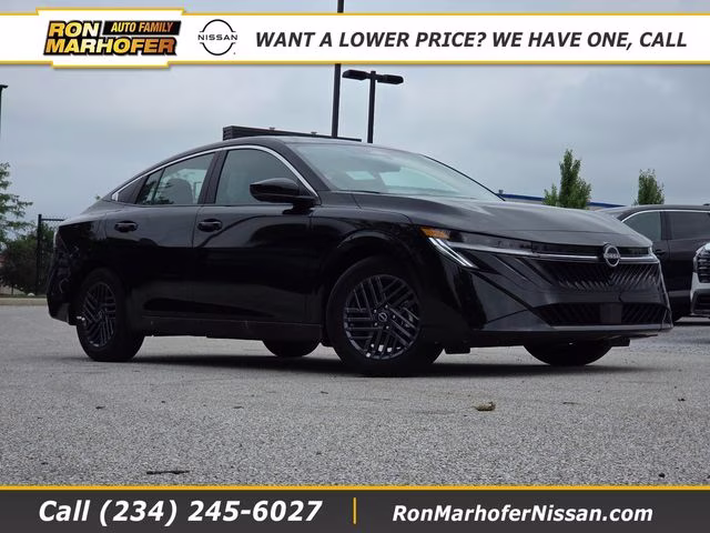 2026 Super Black Nissan Sentra SV FWD Sedan