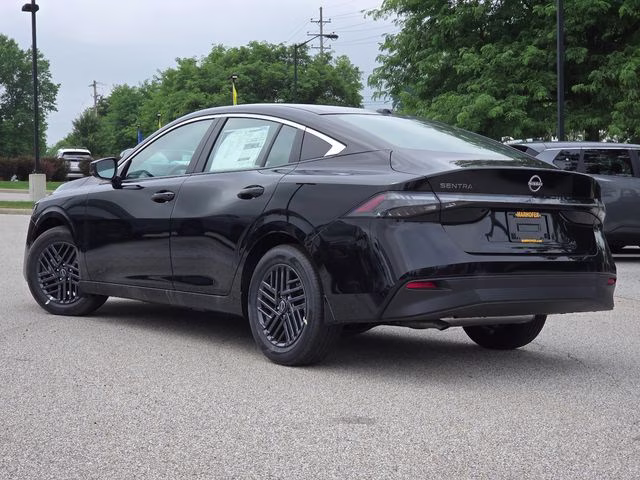 2026 Super Black Nissan Sentra SV FWD Sedan