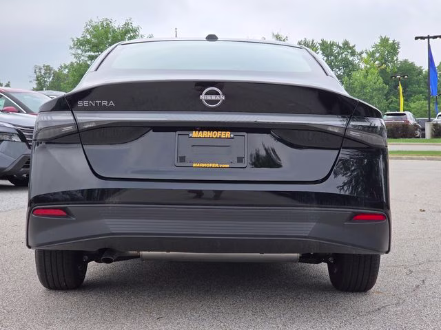 2026 Super Black Nissan Sentra SV FWD Sedan