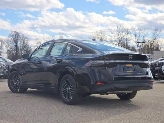 2026 Super Black Nissan Sentra SV FWD Sedan