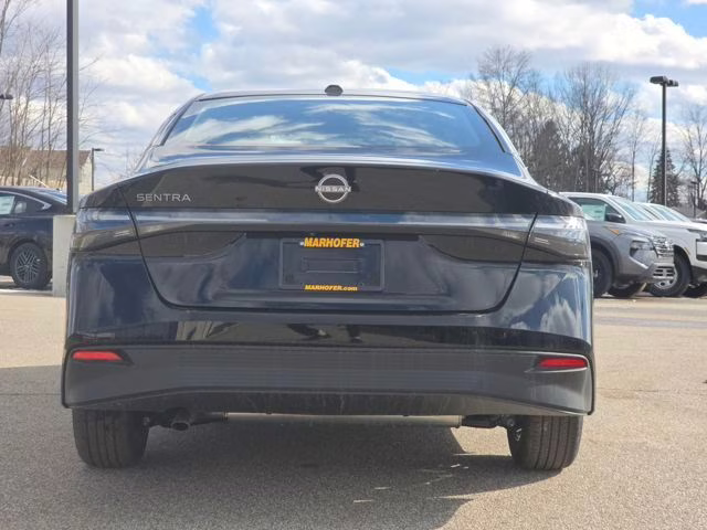 2026 Super Black Nissan Sentra SV FWD Sedan