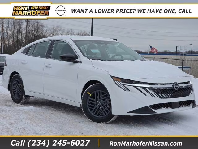 2026 Fresh Powder Nissan Sentra SV FWD Sedan