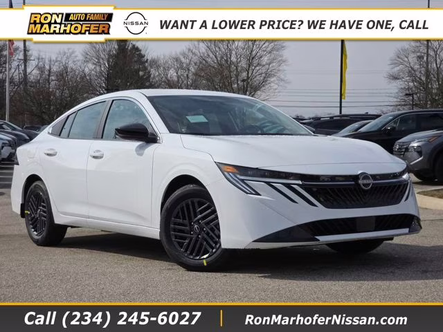 2026 Fresh Powder Nissan Sentra SV FWD Sedan