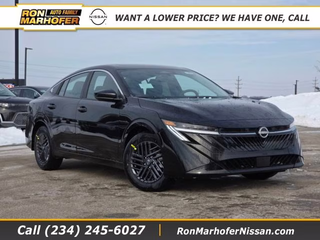 2026 Super Black Nissan Sentra SV FWD Sedan