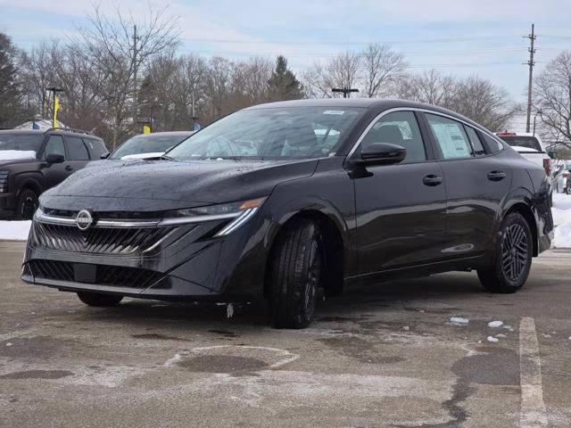 2026 Super Black Nissan Sentra SV FWD Sedan