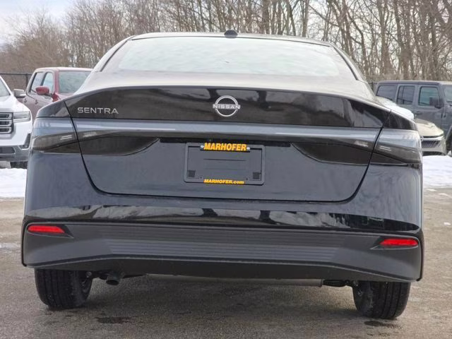 2026 Super Black Nissan Sentra SV FWD Sedan
