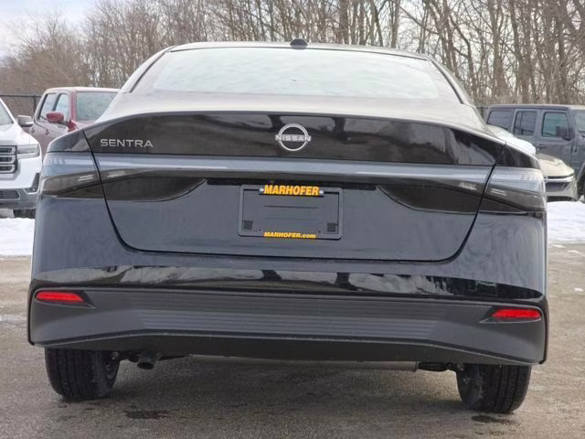2026 Super Black Nissan Sentra SV FWD Sedan