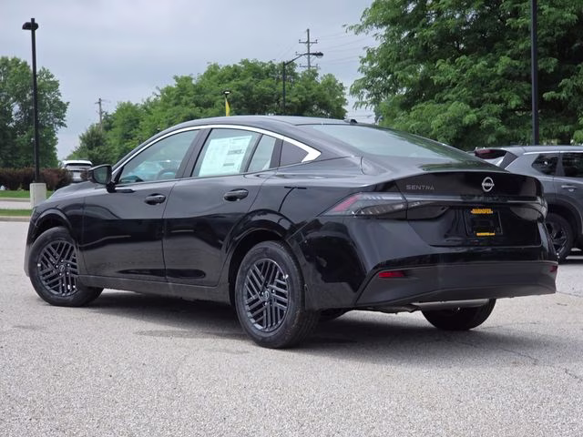 2026 Super Black Nissan Sentra SV FWD Sedan