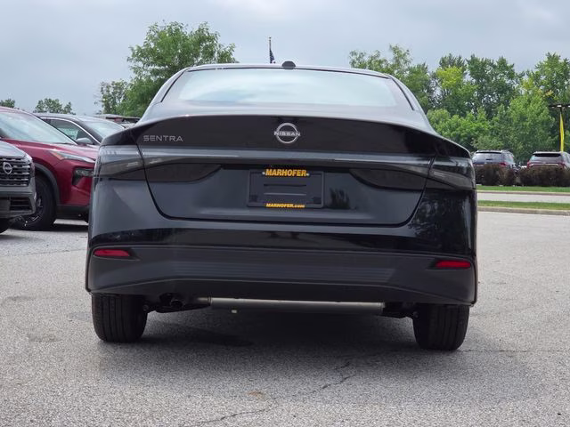 2026 Super Black Nissan Sentra SV FWD Sedan