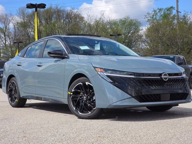 2026 Atlantic Gray/Super Black Nissan Sentra SR FWD Sedan