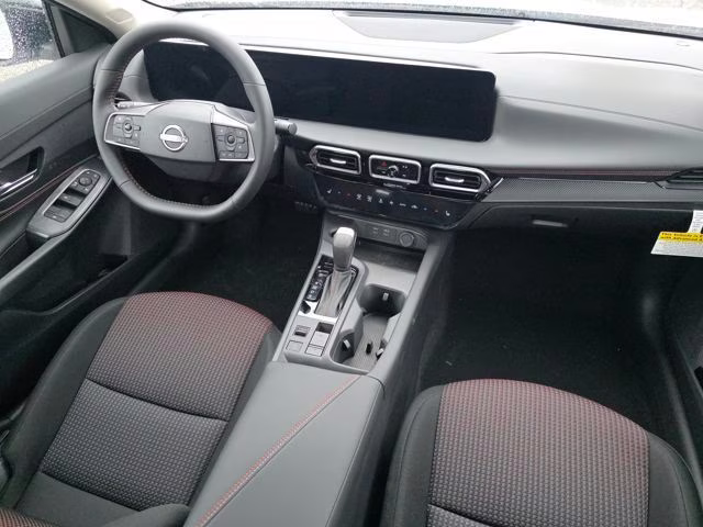 2026 Aspen White/Super Black Nissan Sentra SR FWD Sedan