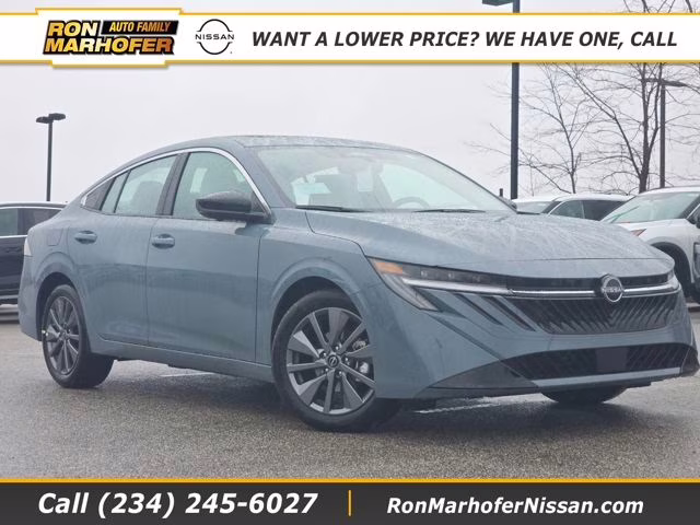 2026 Atlantic Gray Metallic Nissan Sentra SL FWD Sedan