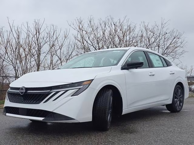 2026 Aspen White Tricoat Nissan Sentra SL FWD Sedan