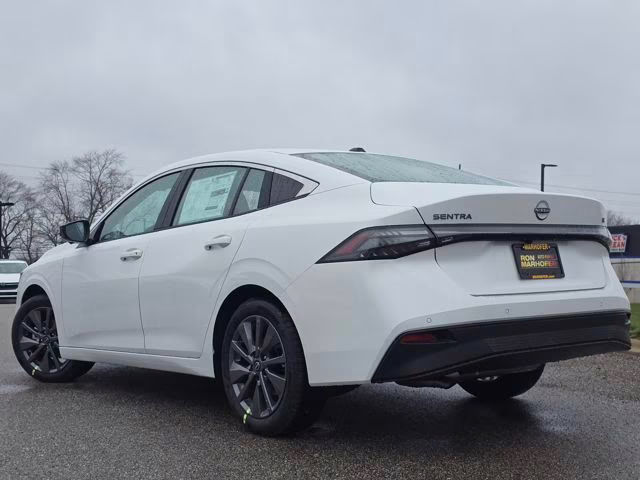 2026 Aspen White Tricoat Nissan Sentra SL FWD Sedan