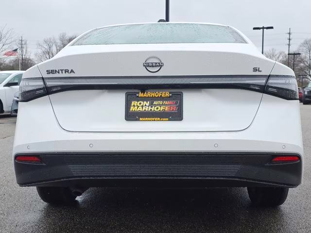 2026 Aspen White Tricoat Nissan Sentra SL FWD Sedan