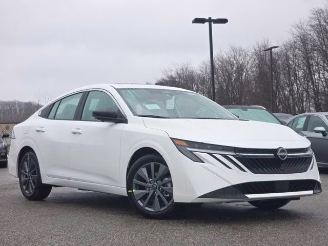 2026 Aspen White Tricoat Nissan Sentra SL FWD Sedan