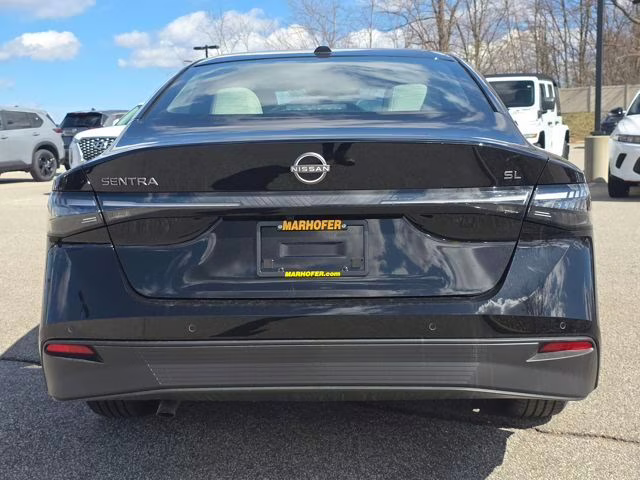 2026 Super Black Nissan Sentra SL FWD Sedan