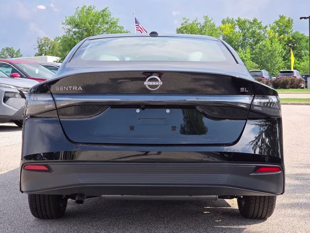 2026 Super Black Nissan Sentra SL FWD Sedan