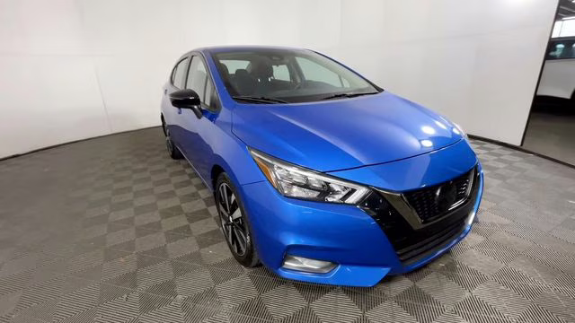 2021 Electric Blue Metallic Nissan Versa 1.6 SR FWD Sedan